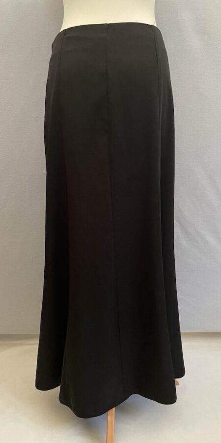 Final Mode panel black maxi skirt