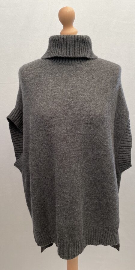 BCBG Max Azria Kasia grey sleeveless jumper