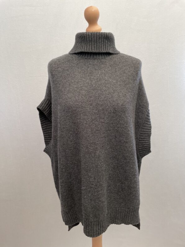 BCBG Max Azria Kasia grey sleeveless jumper