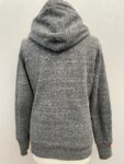 Superdry grey statement hoodie full view