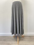 Grey long skirt – full view
