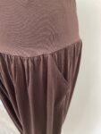 Harem trousers brown with pockets – full view