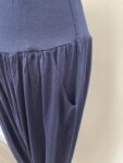 Harem trousers dark blue with pockets – full view