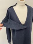 Seraphine blue nursing jumper – full view