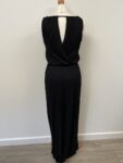 Warehouse beaded black maxi dress – full view