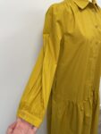 Zara mustard yellow maxi dress – full view
