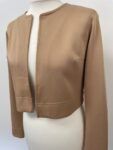 Boohoo tagged cropped jacket bolero – full view
