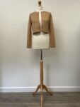 Boohoo tagged cropped jacket bolero – full view