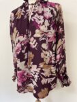 Calvin Klien plum floral blouse –