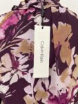 Calvin Klien plum floral blouse –