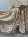 Cream Asian outfit with gold – back
