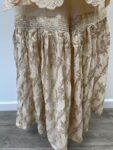 Cream Asian outfit with gold – back