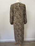 H&M leopard print long sleeved dress – full view