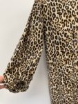 H&M leopard print long sleeved dress – full view