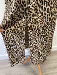 H&M leopard print long sleeved dress – full view