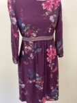Joules plum jersey tunic – full view