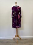 Joules plum jersey tunic – full view