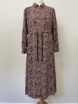 Next pink midi dress- full view