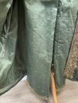 Velvet green beaded asian outfit – full view