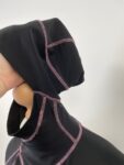Alsharifa black burkini with attached hood – full view 2