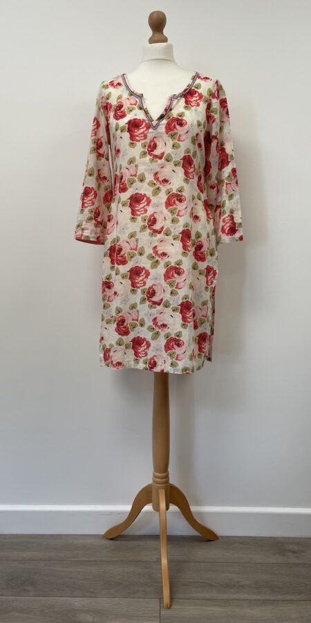 Cath Kidston floral cotton light tunic, size S