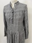 Great Plains black and white chequered dress – full view