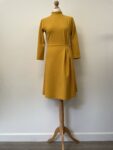 Tu yellow 1970s style long sleeved dress