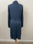 Lorena Giani petrol blue long shirt – full view