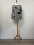 Love2wait grey knitted nursing jumper