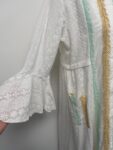 Maas white long dress broderie anglaise – full view