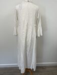 Maas white long dress broderie anglaise – full view