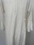 Maas white long dress broderie anglaise – full view