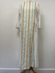 Maas white long dress broderie anglaise – full view