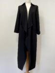 Primark long black jacket – full view