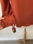 River Island burnt orange blouse – full view