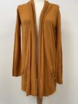 River Island orange open front cardi – full view