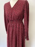 Shein long pink dress – full view