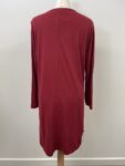 Tofisa red pink long top – full view