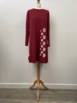 Tofisa reddish pink long t-shirt top (approx size 12-14)
