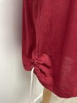 Tofisa red pink long top – full view