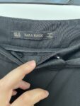 Zara basic black trousers – full view