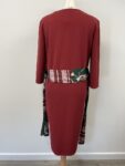 Zara red tunic with pockets – full view