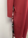 Zara red tunic with pockets – full view