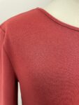 Zara red tunic with pockets – full view