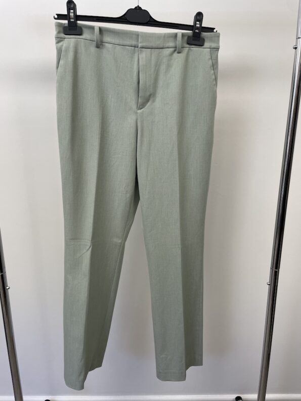 Uniqlo mint green trousers, size 10