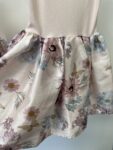 2x H&M matching pale pink girls party dresses – full view