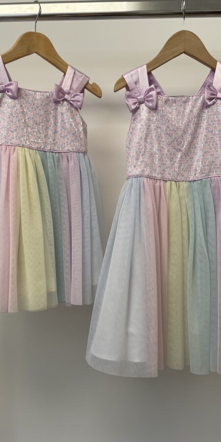 2x matching Jona Mitchelle girls party dresses, Age 2 & 5