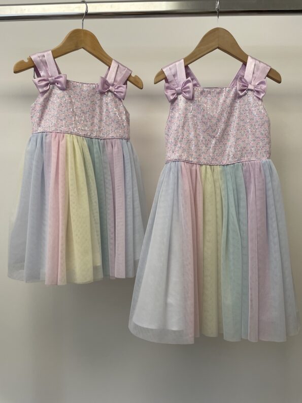 2x matching Jona Mitchelle girls party dresses, Age 2 & 5