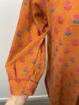 Al Karam Studio orange little flower kurta – full view