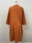 Al Karam Studio orange little flower kurta – full view